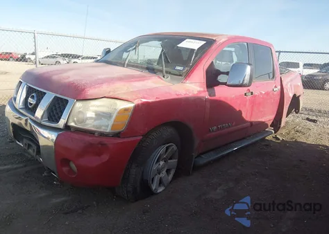 2005 Nissan Titan Le из США, поврежденный, VIN 1N6BA07BX5N573461